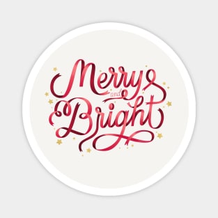 Merry and bright Magnet